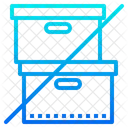 Do Not Stack No Package No Boxes Icon