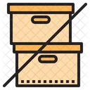 Do Not Stack No Package No Boxes Icon