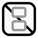 Do Not Stack Parcel Cancel Delivery Icon