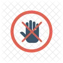 Stop Block Board Icon