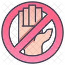 Hand Warning Touch Icon