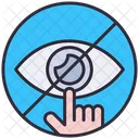 Do Not Touch Eye Do Not Touch Icon