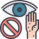 Do Not Touch Eye  Icon