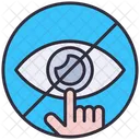 Do Not Touch Eye  Icon