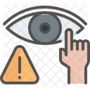 Eyes Avoid Touch Icon