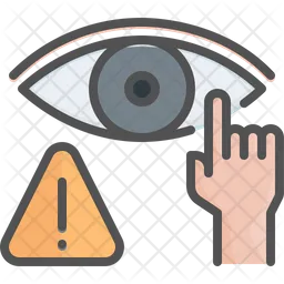 Do Not Touch Eyes  Icon