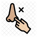 Restricted Touching Nose Icon