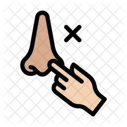 Do Not Touch Nose  Icon