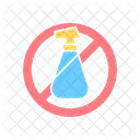 Do not use cleaning agents  Icon