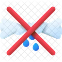 Do Not Wring Washing Laundry Icon