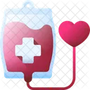 Doação de sangue-  Ícone