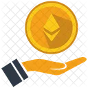 Ethereum Mao Ferramenta Ícone