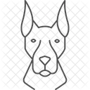 Doberman Perro Mascota Icono
