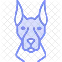 Doberman Perro Mascota Icono