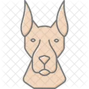 Doberman Perro Mascota Icono