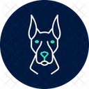 Doberman Perro Mascota Icono