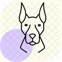 Doberman Perro Mascota Icono