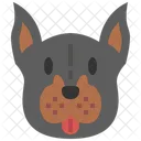 Doberman Perro Mascota Icono