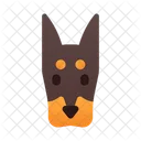 Dobermann Dog Puppy Icon