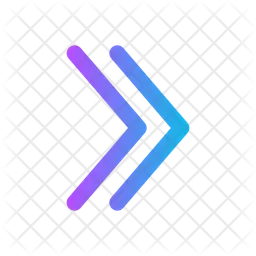 Doble flecha alternativa hacia la derecha  Icono