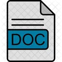 Doc File Format Icon