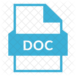 Doc Icon - Download in Flat Style