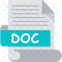 Doc Doc 파일 Doc 형식 아이콘