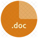 Doc File Format Icon