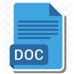 Free Doc Icon of Flat style - Available in SVG, PNG, EPS, AI & Icon fonts