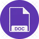 Doc File Extension Icon