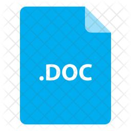 Doc Icon - Download in Flat Style