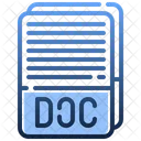Doc Document Archive Icon