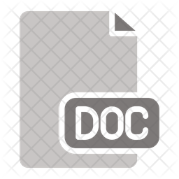 Doc Icon - Download in Flat Style