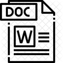 Doc Datei Doc Dateiformat Symbol