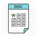 Doc Datei Doc Text Symbol