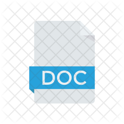 Doc file Icon - Download in Flat Style