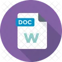Doc File Text Icon