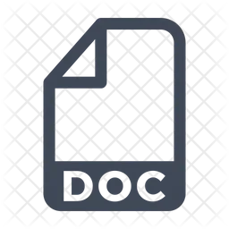 DOC file format  Icon