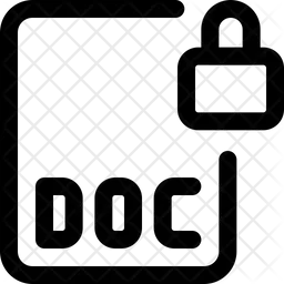Doc File Lock  Icon