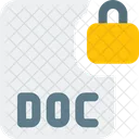 Doc File Lock  Icône