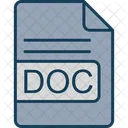 Doc File Format Icon