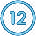 Numero Cuenta 12 Icono