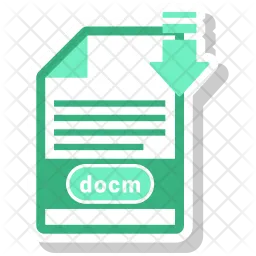 Docm file  Icon