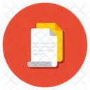 Dossier Fichier Document Icône