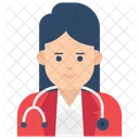 Doctor Female Lady Icon