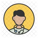 Doctor Hospita Man Icon