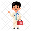Doctor Kids Character Icon