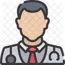 Doctor Male Health Care Icon