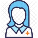 Doctor Nurse Woman Icon