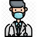 Doctor Mask Face Icon